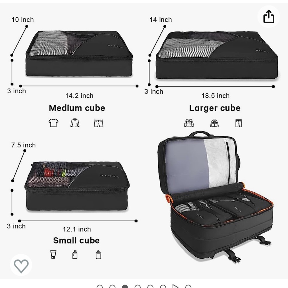BANGE Travel Backpack - Picture 7 of 7